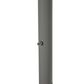 Leisuremod Mendoza Patio 2-Seat Hanging Egg Swing Chair with Dark Grey Cushion in Light Grey, , large