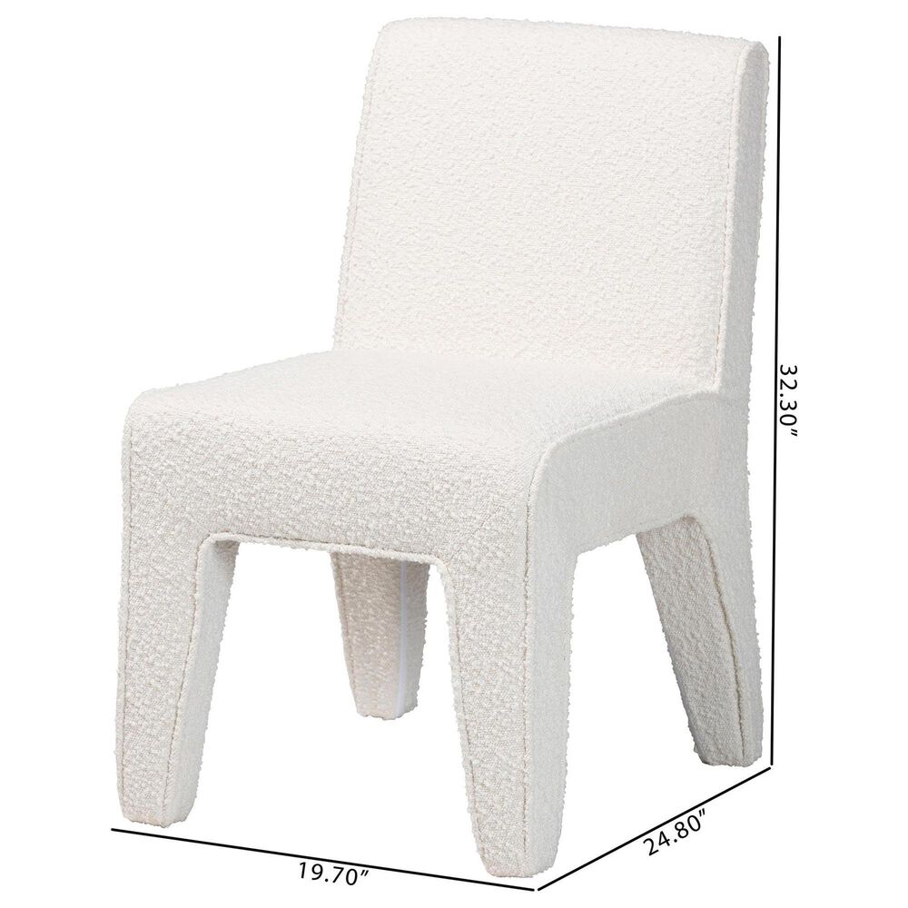 Baxton Studio Helios Side Chair in Cream, , large