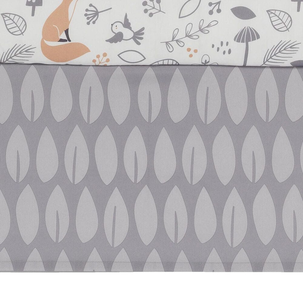 Lambs and Ivy Deer Park Woodland 3-Piece Baby Crib Bedding Set in Brown, White and Grey, , large