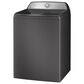 GE Profile 4.9 Cu. Ft. Top Load Washer with Agitator in Diamond Gray, , large