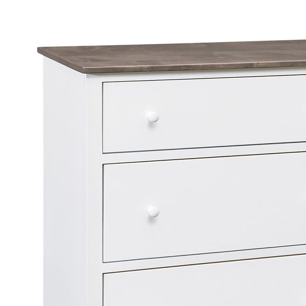 Archbold Furniture Dresser and Mirror in White, , large