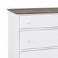 Archbold Furniture Dresser and Mirror in White, , large