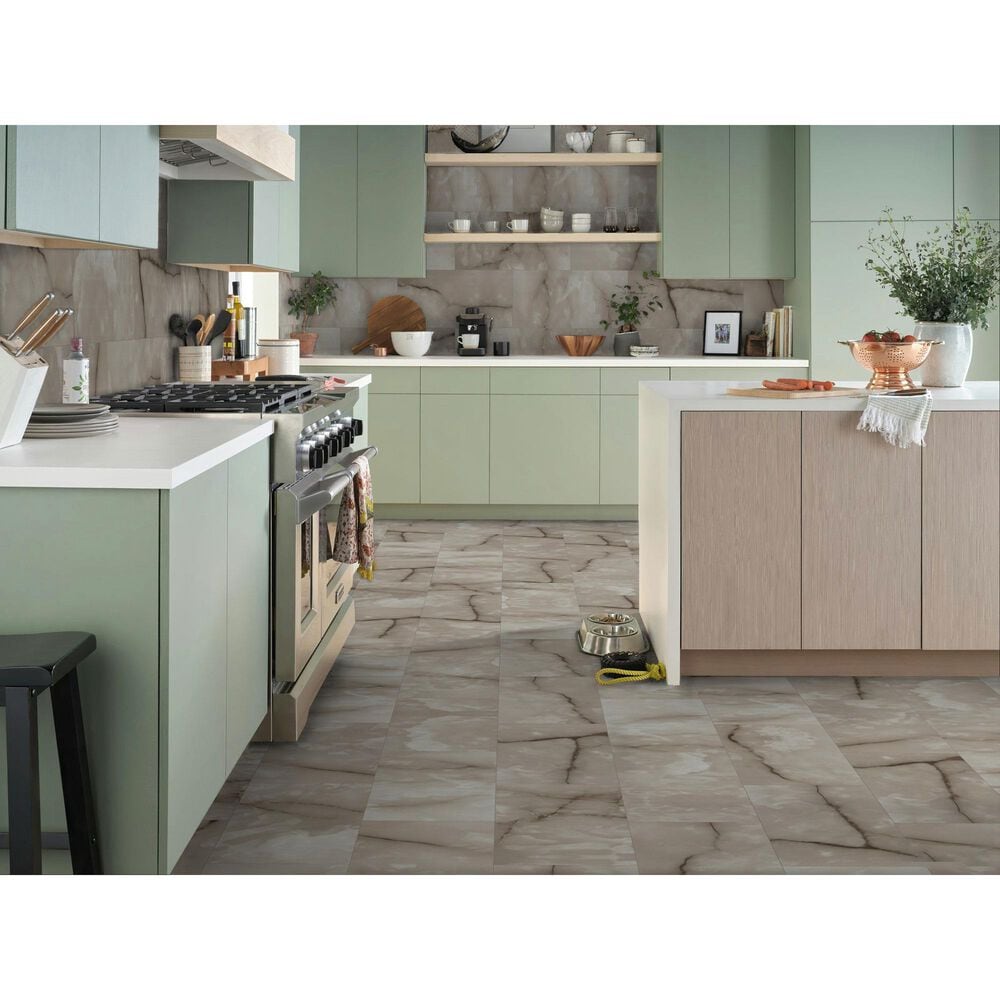 Shaw Astoria Mocha 12" x 24" Polished Porcelain Tile, , large