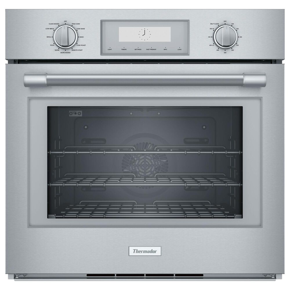 Thermador 30" Professional Single Built-In SoftClose Door Electric Oven with Convection in Stainless Steel, , large