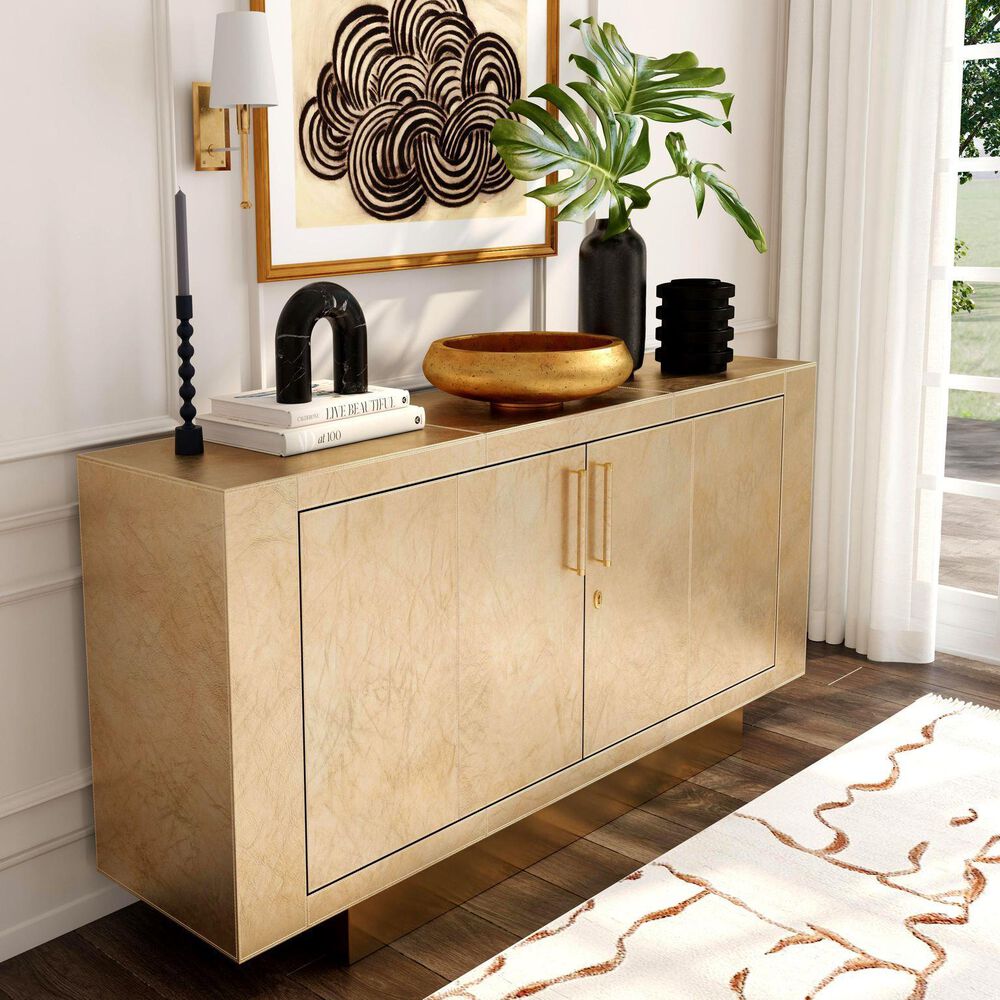 Butler Francois 2-Door Buffet in Gold Finish, , large