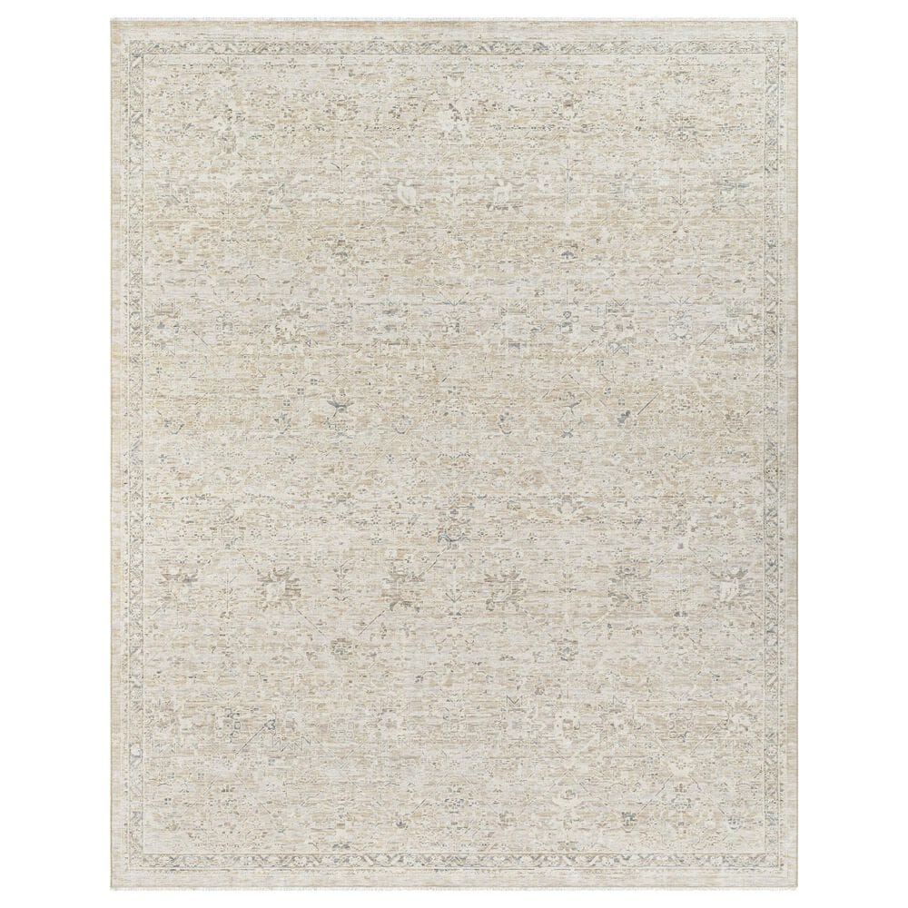 Surya Once Upon a Time Ivory, Light Gray, Tan, Light Brown and Gray 9"10" x 12"6" Area Rug, , large