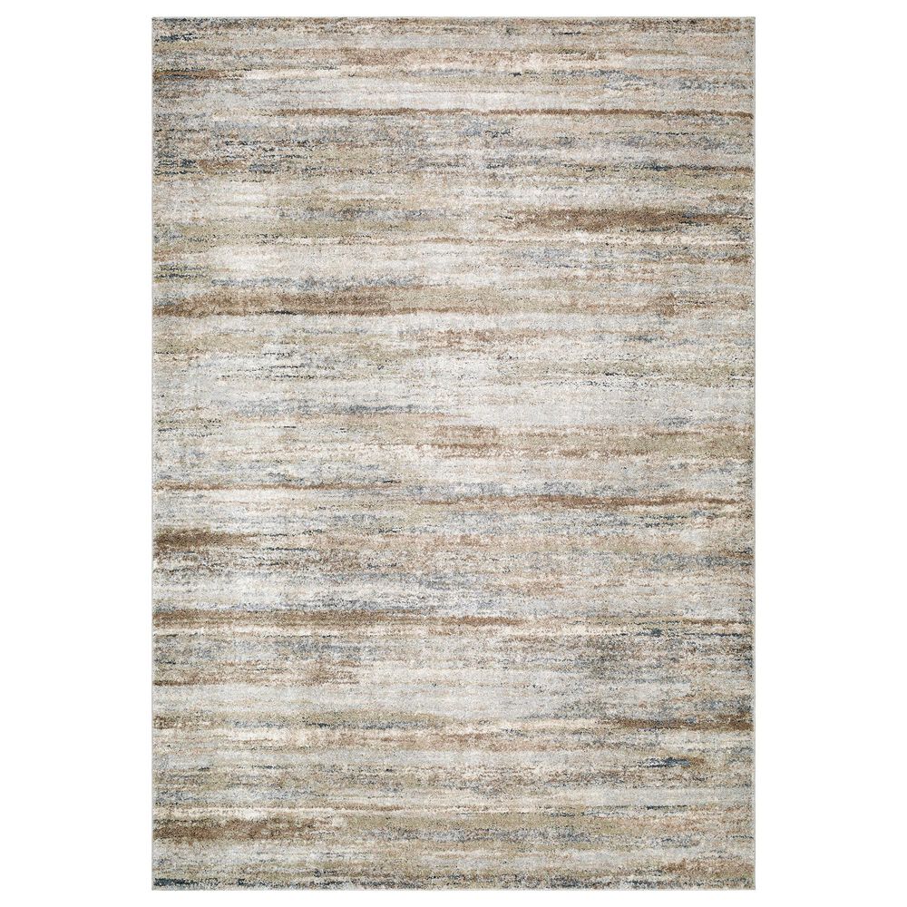 Surya Avellino 7"10" x 10" Light Gray, Tan, Light Beige, Light Olive, Deep Teal and Gray Area Rug, , large