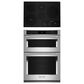 KitchenAid 2-Piece Kitchen Package with 30" Built-In Combination Microwave Wall Oven and Electric Cooktop in Stainless Steel, , large