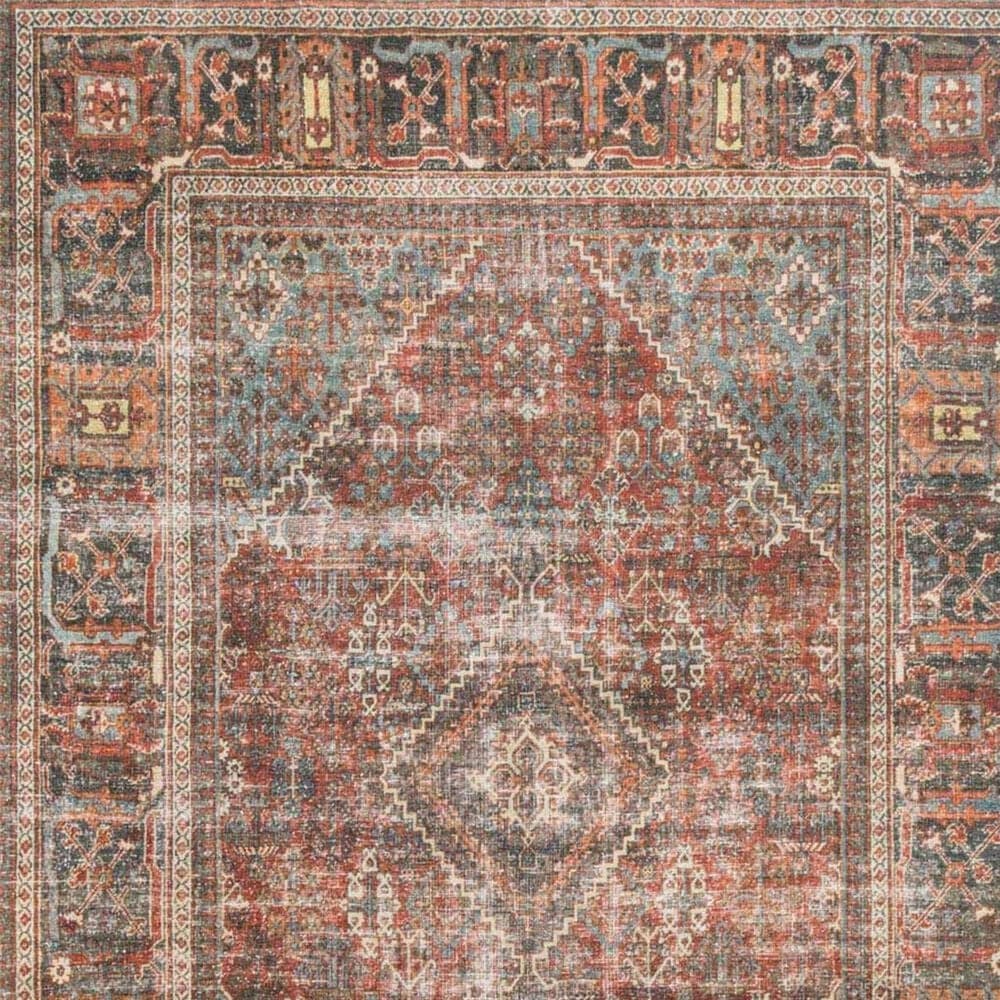 Loloi Loren LQ-13 7&#39;6&quot; x 9&#39;6&quot; Brick and Midnight Area Rug, , large