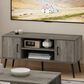 HOMLUX 43.3" TV Stand with 2-Door in French Oak, , large