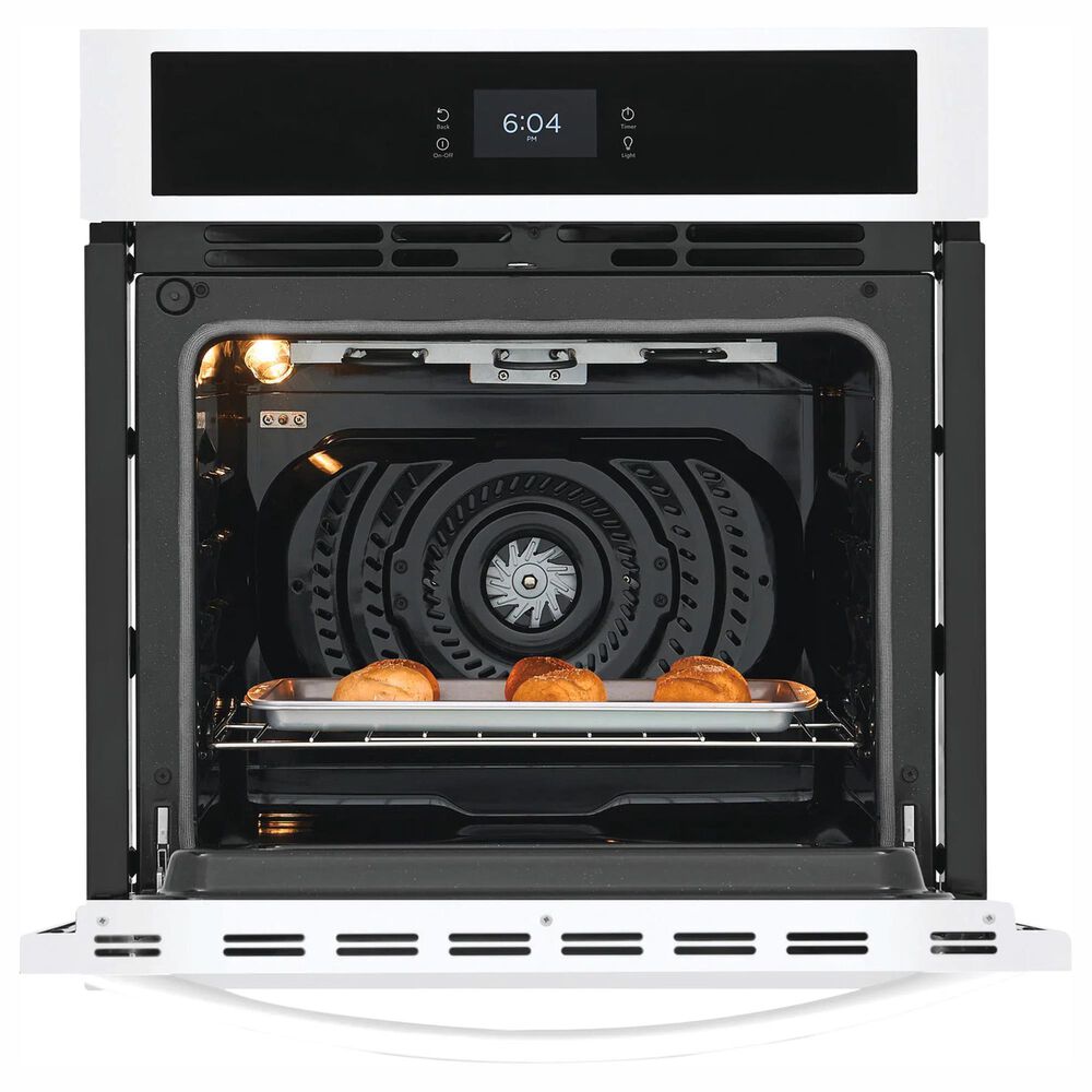 Frigidaire 27&quot; Single Electric Wall Oven with Fan Convection in White, , large