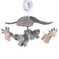 Lambs and Ivy Baby Jungle Animals Musical Crib Mobile in Gray and Tan, , large