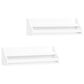 RiverRidge Home Book Nook Wall Bookshelf in White (Set of 2), , large