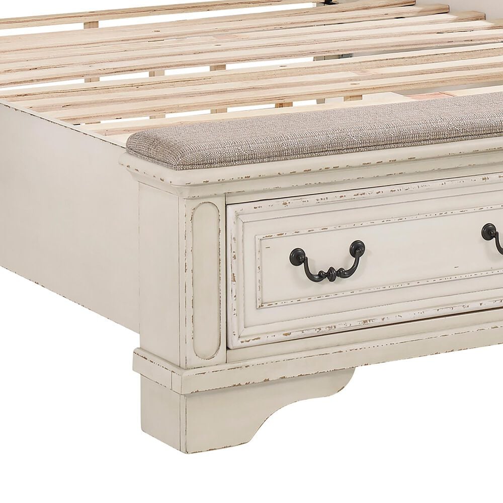 Ashley Realyn Queen Uph Bed in Chipped White, , large