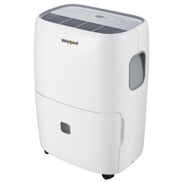 Whirlpool 30-Pint Dehumidifier in White, , large