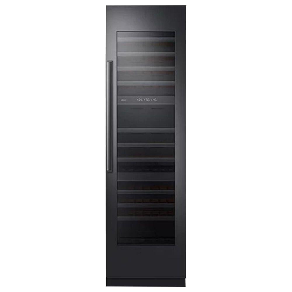 Dacor 24" Left Hinge Wine Cellar Door Panel with Modernist Handle in Graphite Stainless Steel, , large