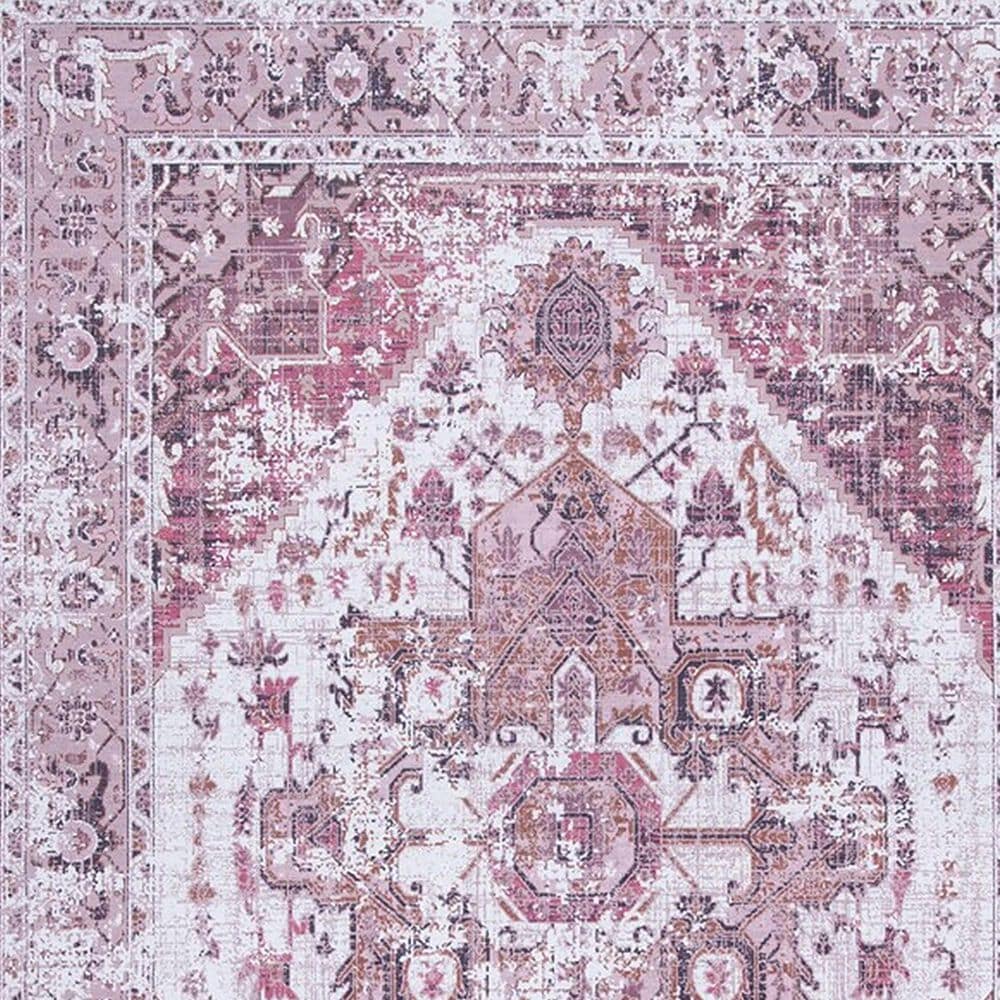 Safavieh Serapi SEP553 6&#39;7&quot; Round Ivory and Rust Area Rug, , large