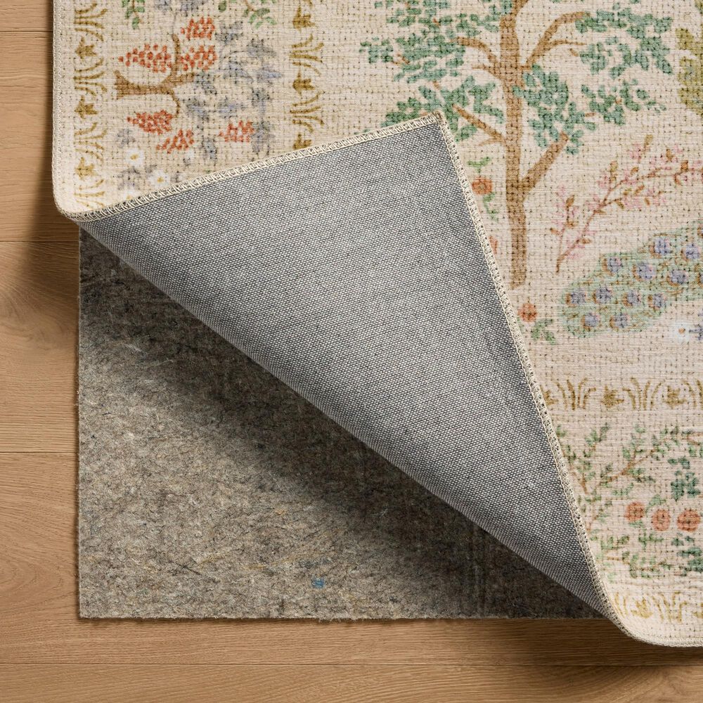 Loloi Canopy Peacock Forest Cream 3&#39;9&quot; x 5&#39;9&quot; Area Rug, , large