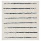 Safavieh Venus Shag VNS604B 2"7" Square Ivory and Dark Grey Area Rug, , large