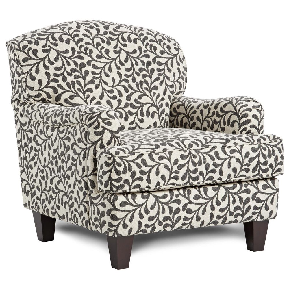 Fusion Furniture Basic Berber Accent Chair in Dutch Charcoal, , large