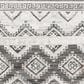 Surya Alyssa 8" x 10" Black, White, Gray and Brown Area Rug, , large