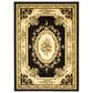 Safavieh Lyndhurst LNH218 8" x 11" Black and Ivory Area Rug, , large