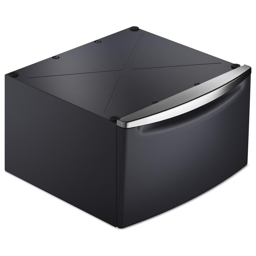 Maytag 27&quot; Laundry Pedestal with Storage Drawer in Midnight Steel, , large