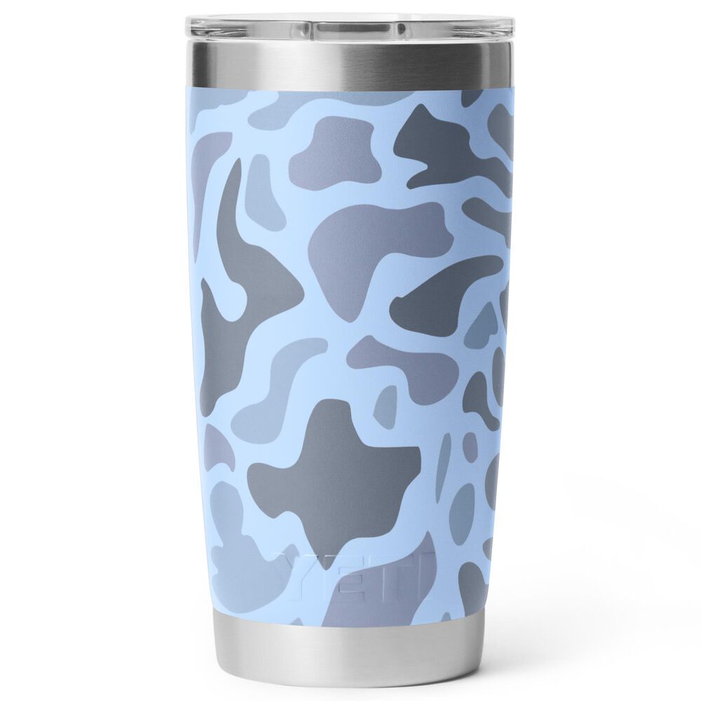 YETI Rambler 20 Oz Tumbler with MagSlider Lid in Blue Camo, , large