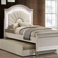 Furniture of America Allie 4-Piece Twin Bedroom Set in Pearl White, , large