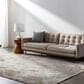 Surya Dresden DRE-2322 Medium Gray, Gray, White, Denim, Mustard and Light Slate 6"7" x 9"6" Area Rug, , large