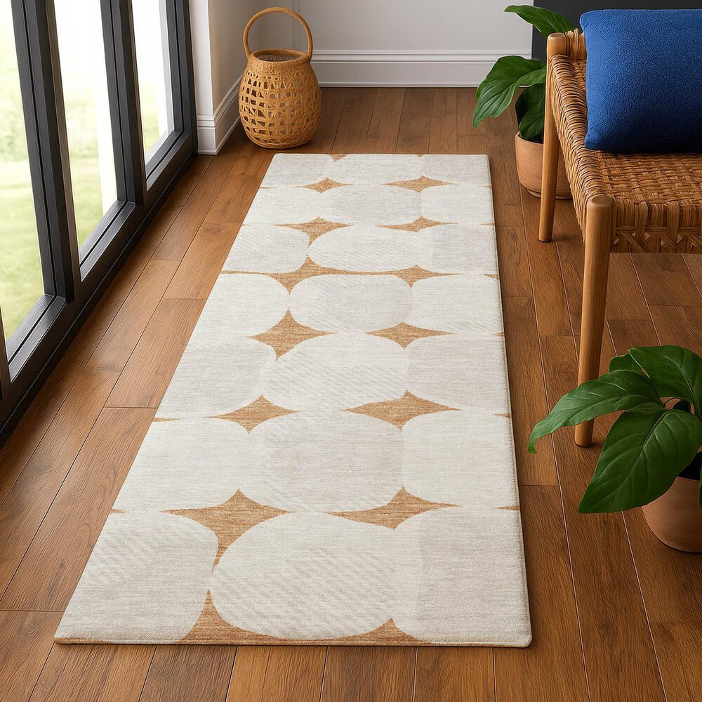Dalyn Rug Company The Reserve TR16 Copper 2&#39;3&quot; x 7&#39;6&quot; Indoor/Outdoor Runner, , large