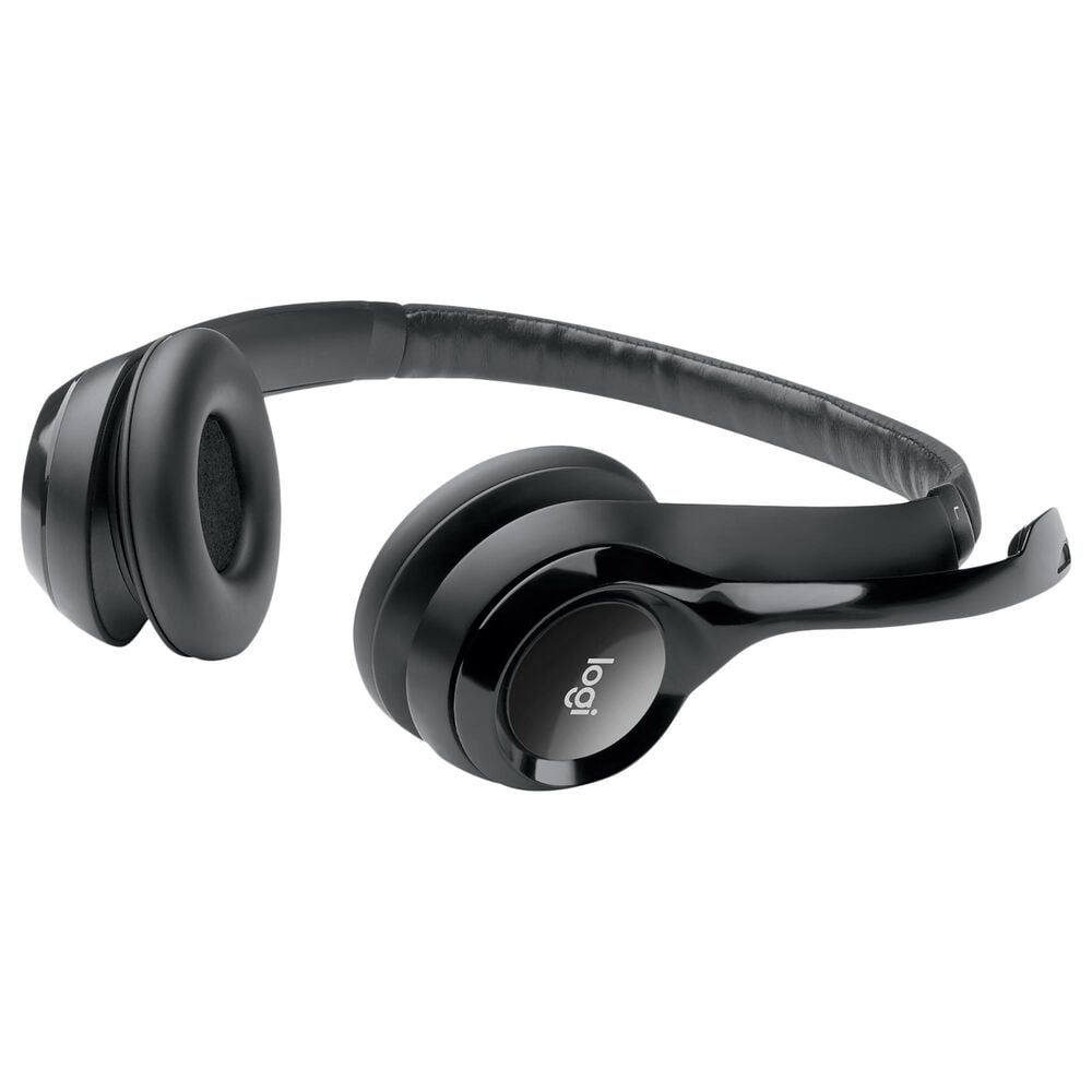 Logitech H390 USB Computer Headset with Noise Cancelling Mic in Black, , large