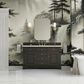 James Martin Vanities Brookfield 60" Single Bathroom Vanity in Black Onyx with 3 cm Victorian Silver Quartz Top and Rectangular Sink, , large