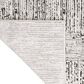 Nourison Irradiant 9" x 12" Cream and Black Area Rug, , large