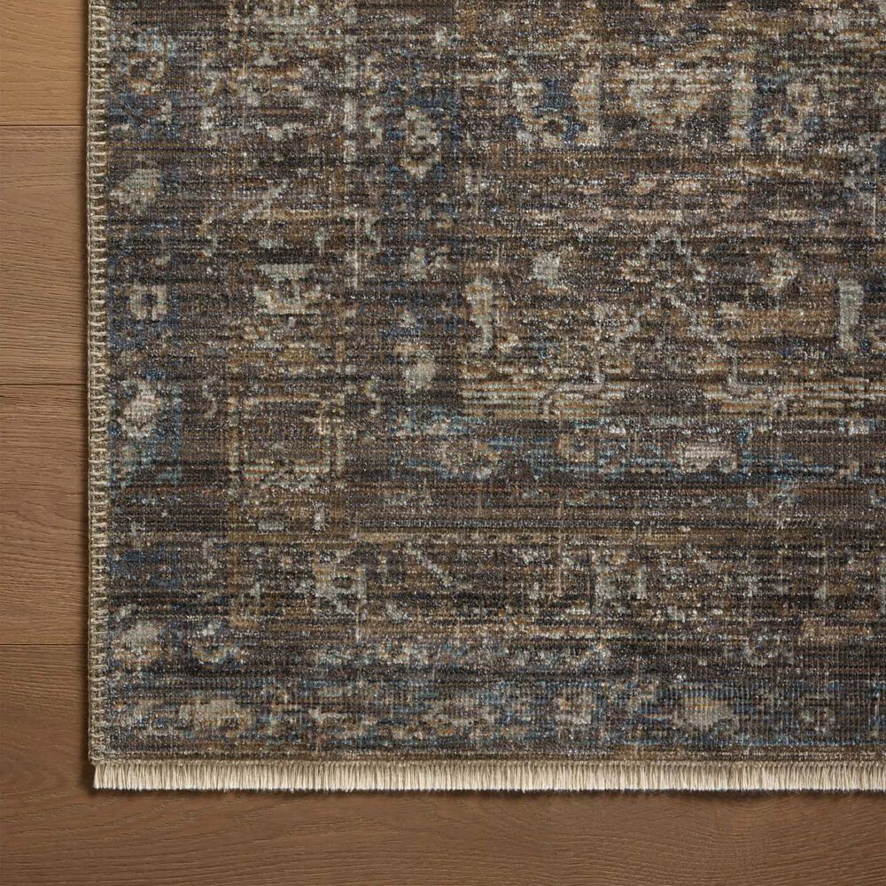Loloi Heritage 4&#39; x 10&#39; Lagoon and Tobacco Runner, , large