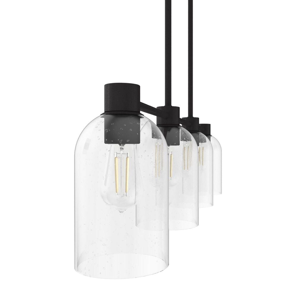 Hunter Lochmeade 4-Light Linear Chandelier in Noble Bronze, , large