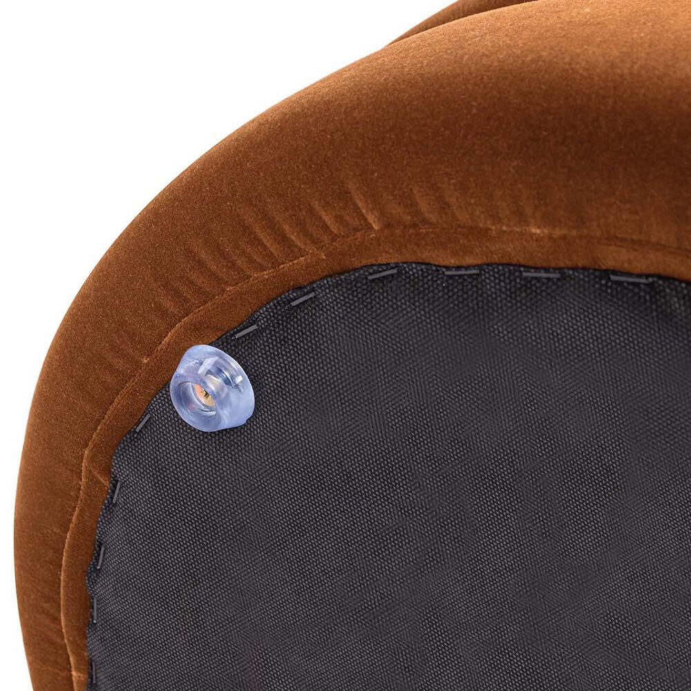 Jennifer Taylor Home Fuji Storage Ottoman in Burnt Orange, , large