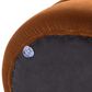 Jennifer Taylor Home Fuji Storage Ottoman in Burnt Orange, , large