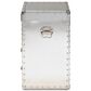 Baxton Studio Serge 2-Drawer Accent Storage Chest in Silver, , large