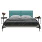 Jaxx Panelist Upholstered King Headboard Panel in Surf Turquoise (Set of 4), , large