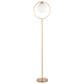 Grandview Gallery Moon Floor Lamp in Gold, , large