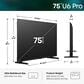 Hisense 75" Class U6 Pro Series Mini-LED ULED 4K in Black - Smart Vidaa TV, , large