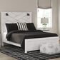 Ashley Gerridan Queen Panel Bed in White and Gray, , large