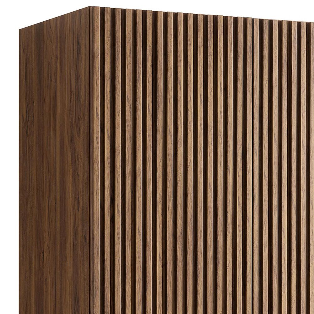 Modway Render 2-Door Wardrobe Closet in Walnut, , large