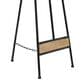 Maple and Jade 52" Adjustable 3-Tier Display Easel in Matte Black and Brown, , large