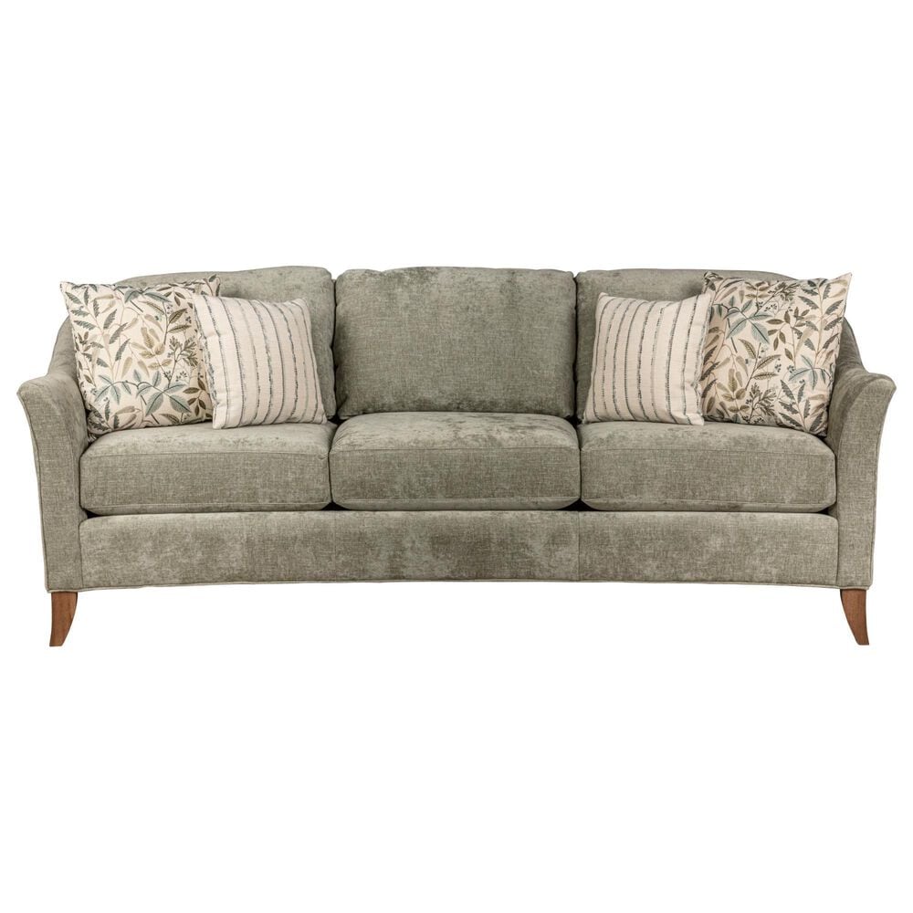 Smith Brothers Stationary Sofa in Green, , large