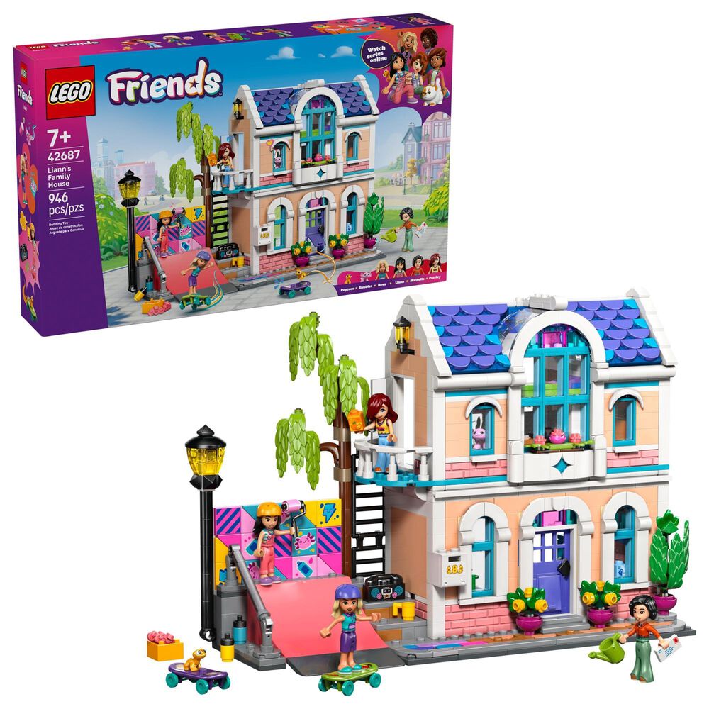 LEGO Friends Liann"s Family House Building Set, , large