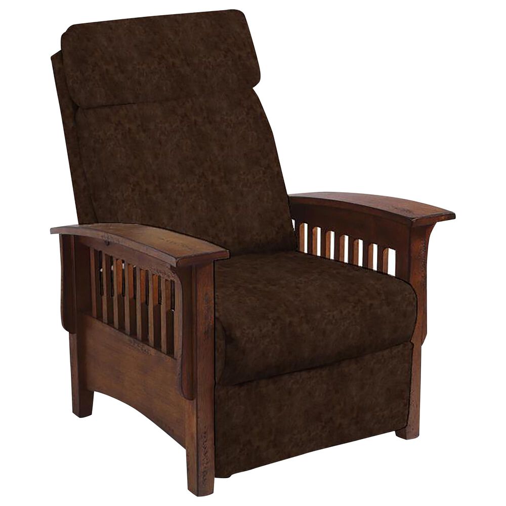 Best Home Furnishings Tuscan Mission 3-Way Recliner in Sable and Distressed Pecan, , large
