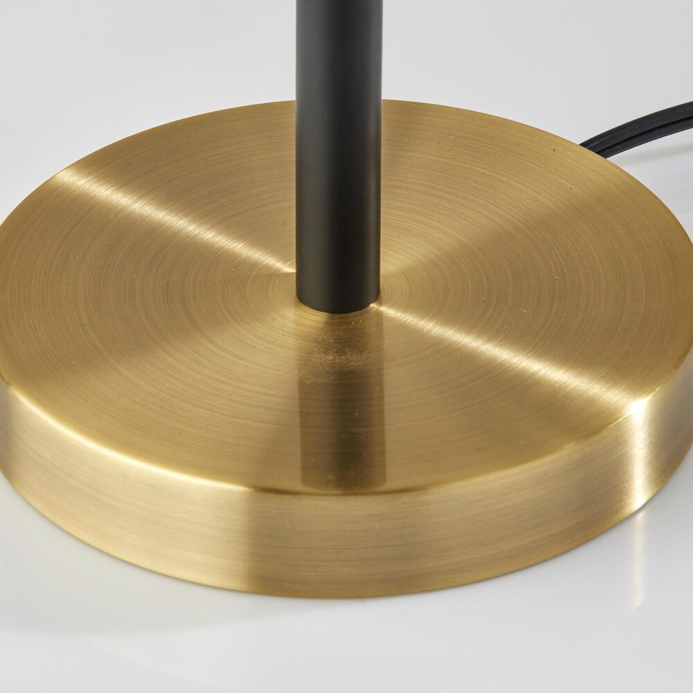 Adesso Daniel Table Lamp in Black and Antique Brass, , large