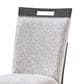 Modern Market Side Chair with Beige Upholstered in Dark Brown, , large